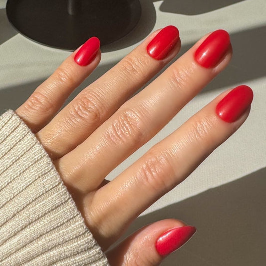 Classic Red - press on negler