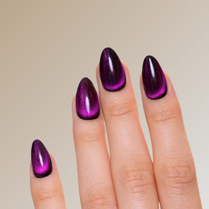 cat eye press on nails he mani