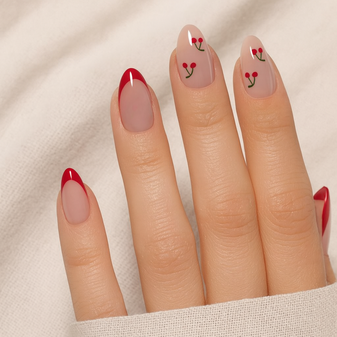 Cherry Lady press-on negler