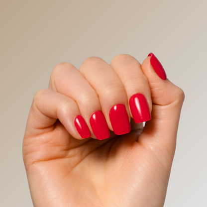 juicy red press on nails hei mani