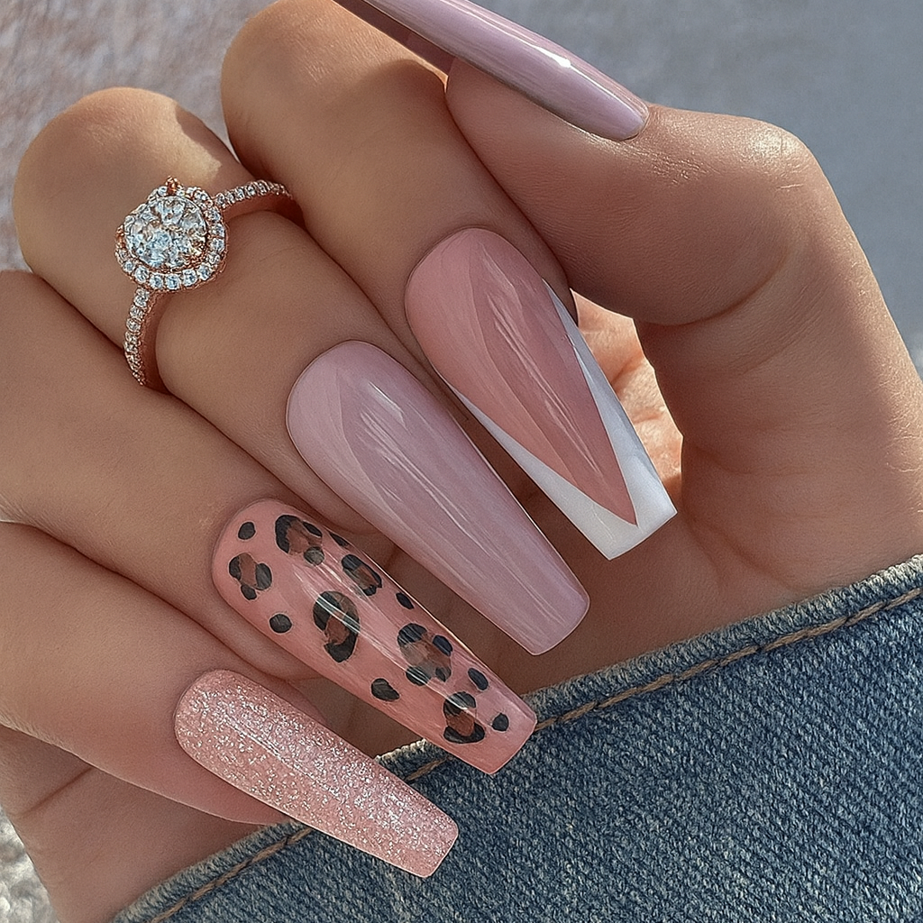 pink wild lang presson negler fra hei mani