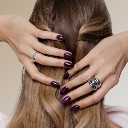 cat eye press on nails from hei mani