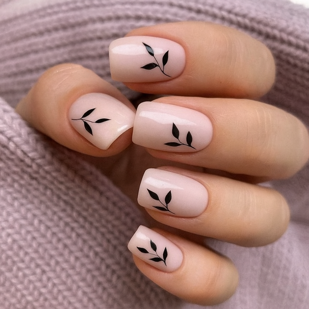 soft botanical press on negle fra hei mani