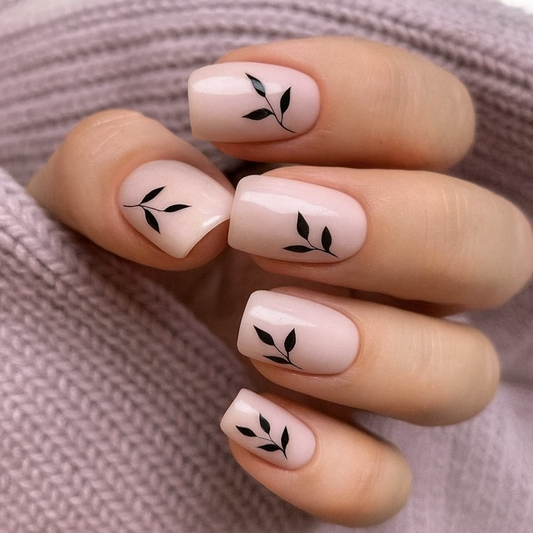 soft botanical press on negle fra hei mani